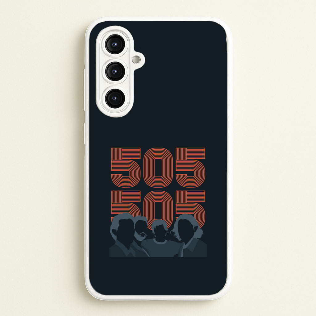 505 Band Members Dark Galaxy A16 Case