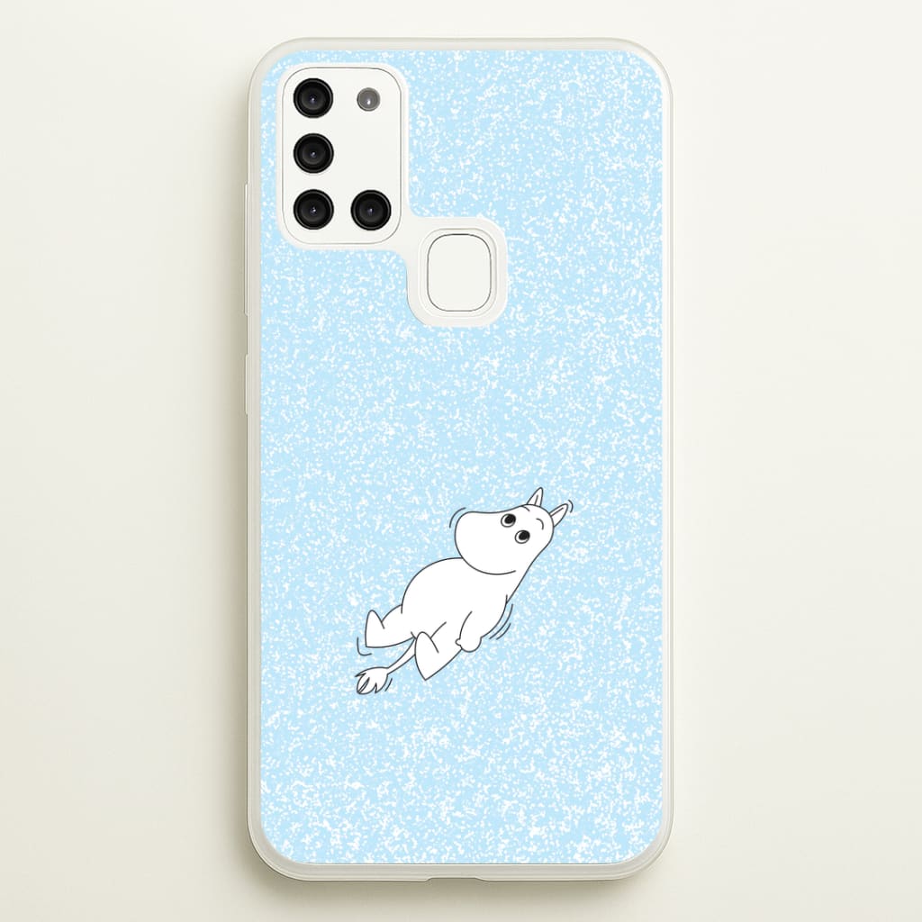 Moom In Glitter Galaxy A21s Case