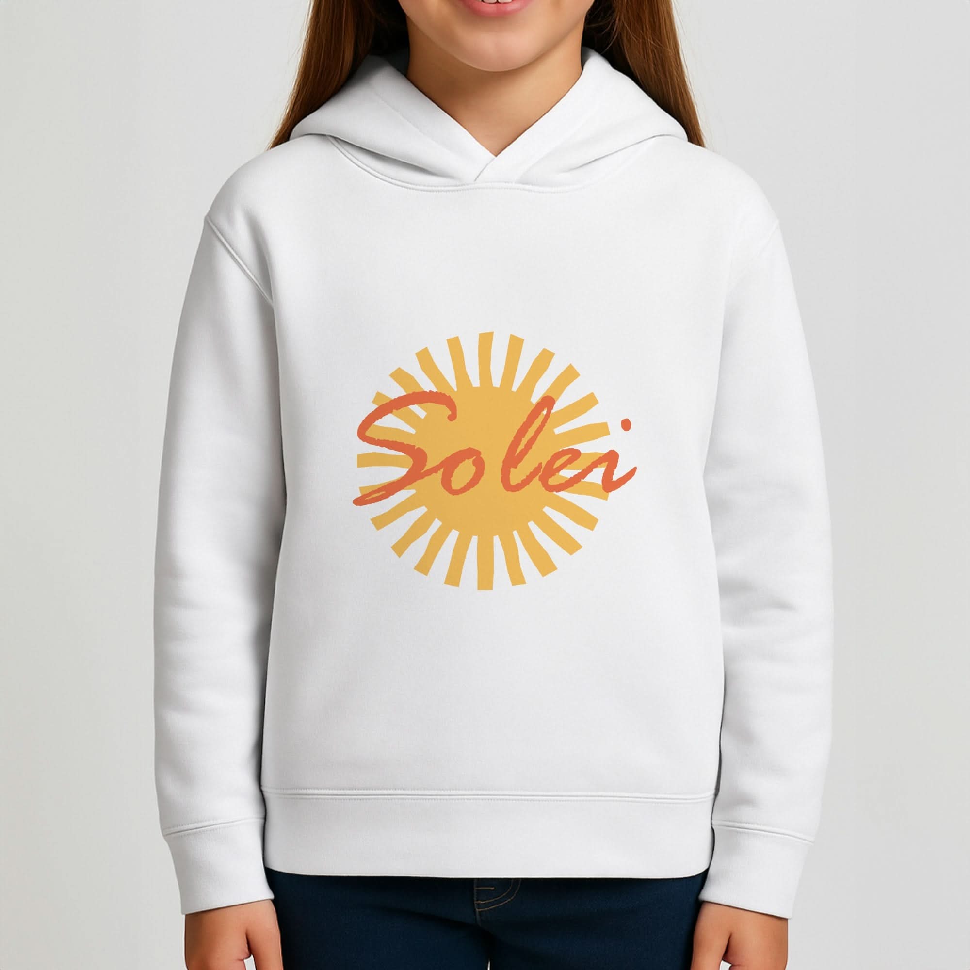 Abstract Sun Solei Girls Hoodie