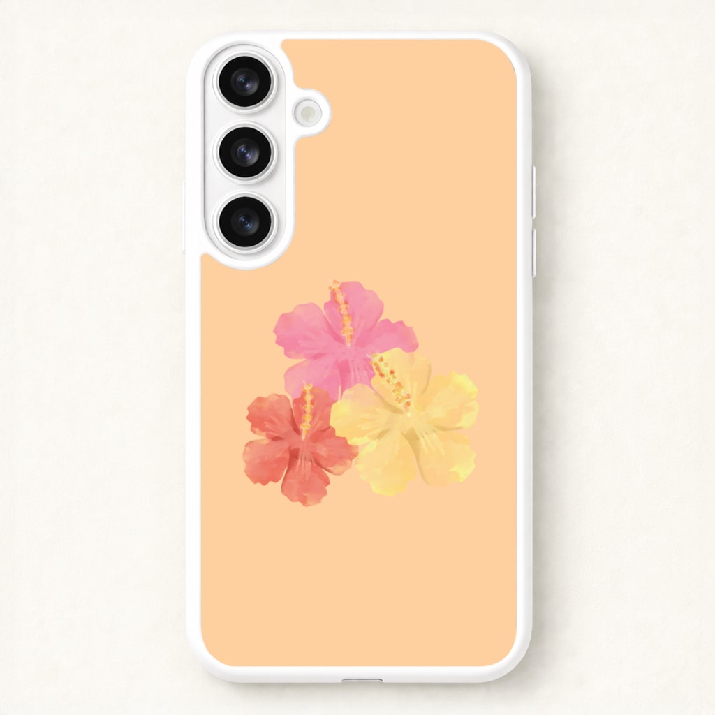 Hibiscus Sunset Galaxy S26 Plus Case