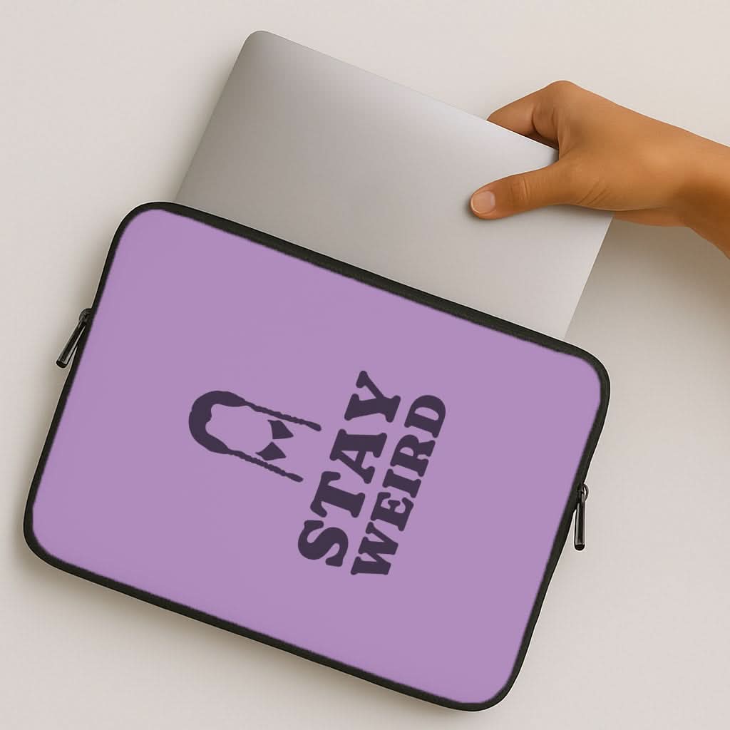 Stay Weird Purple MacBook Cover