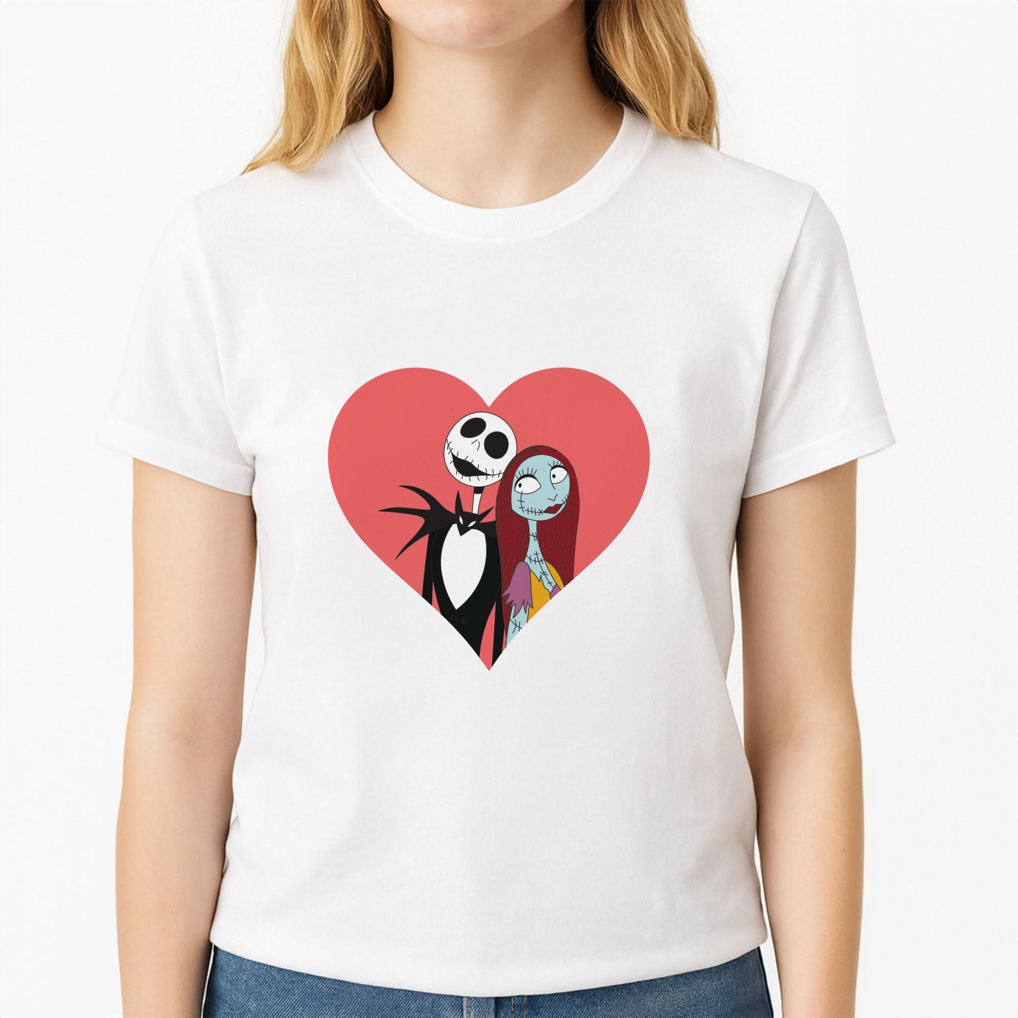 J And S Heart Womens T-Shirt