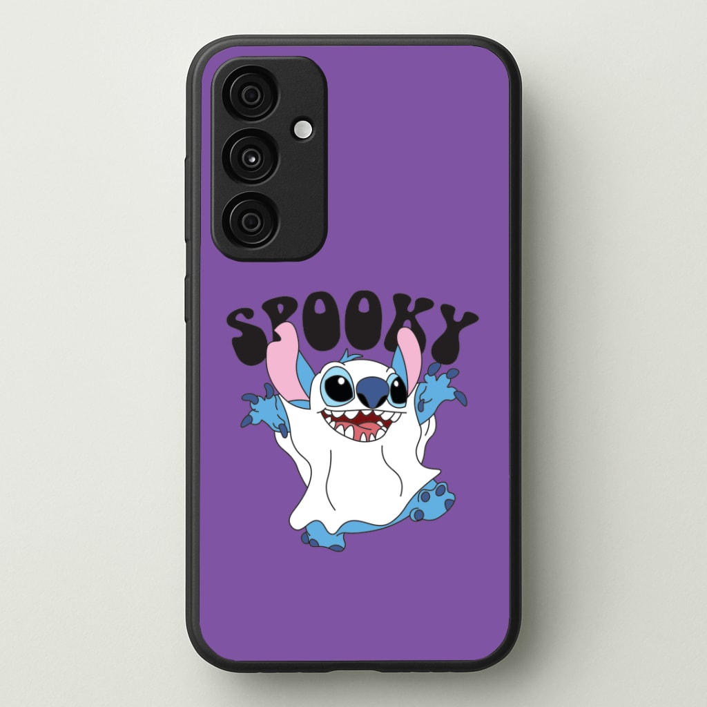 Spooky Cute Blue Alien Galaxy A15 Case