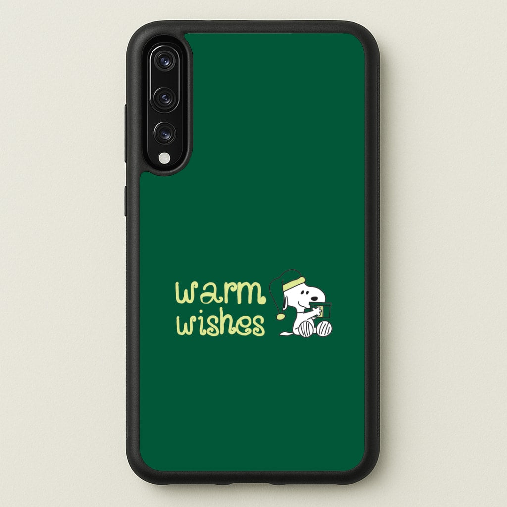 Cartoon Beagle Warm Wishes Huawei P20 Pro Case