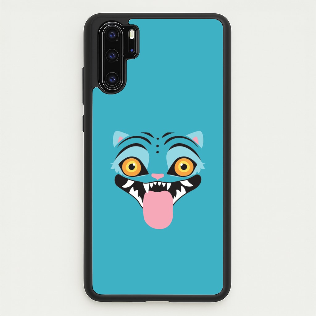 Demon Cat Face Huawei P30 Pro Case