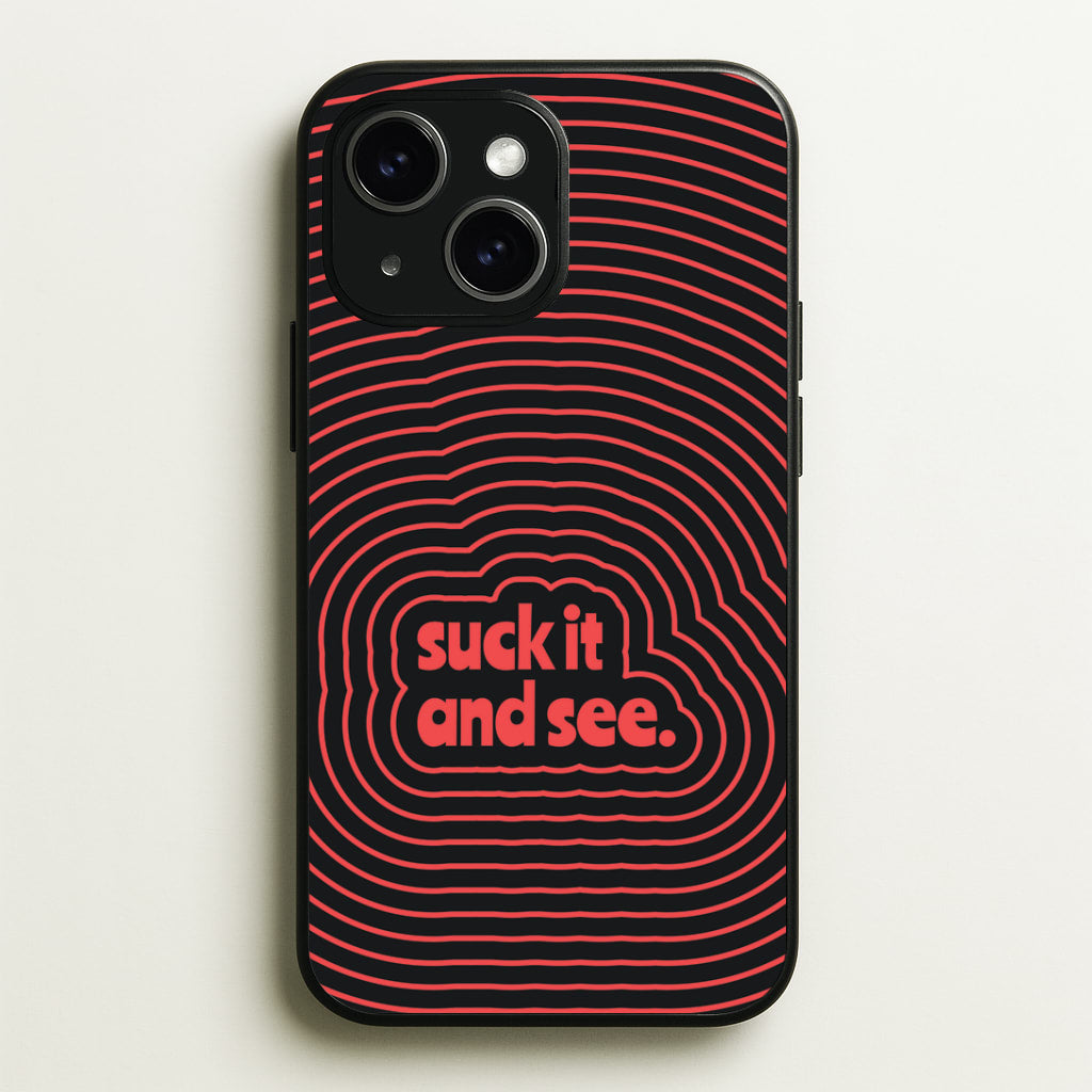 Suck It And See Psychedelic iPhone 14 Case