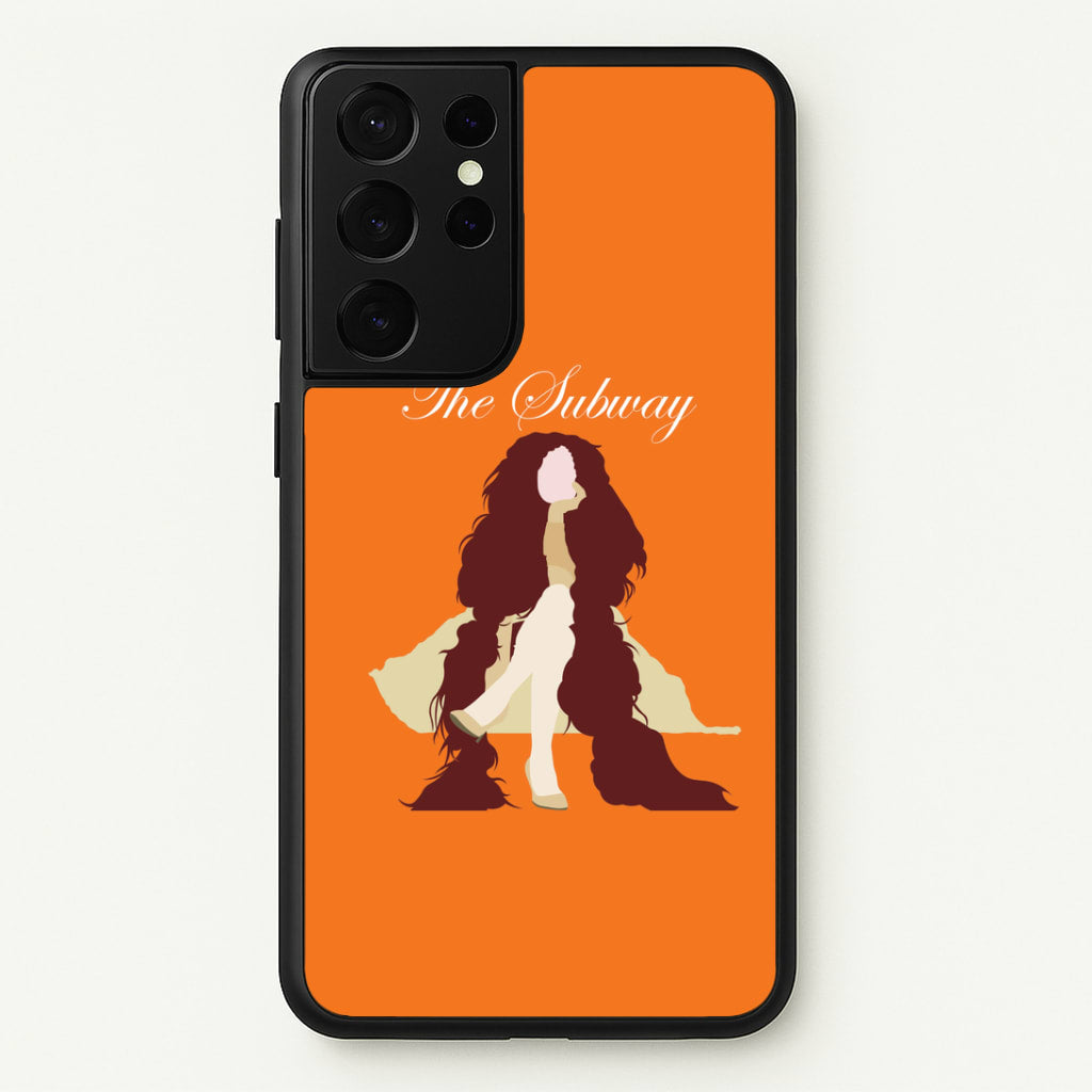 Subway Orange Galaxy S21 Ultra Case