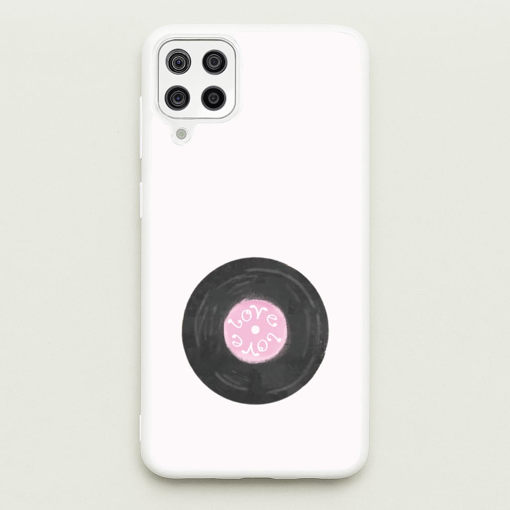Love Vinyl Galaxy A12 Case