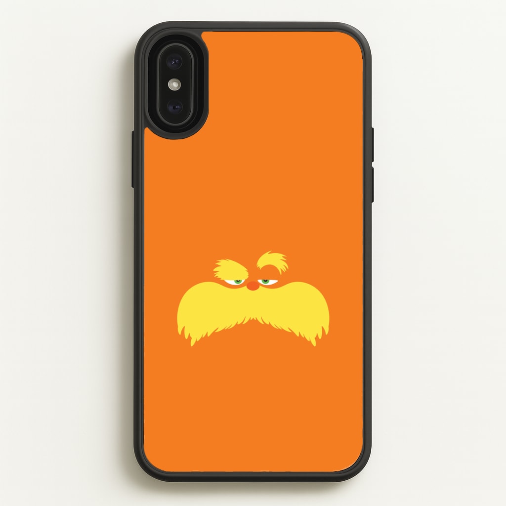 Orange Tree Creature Face iPhone XS Max Case