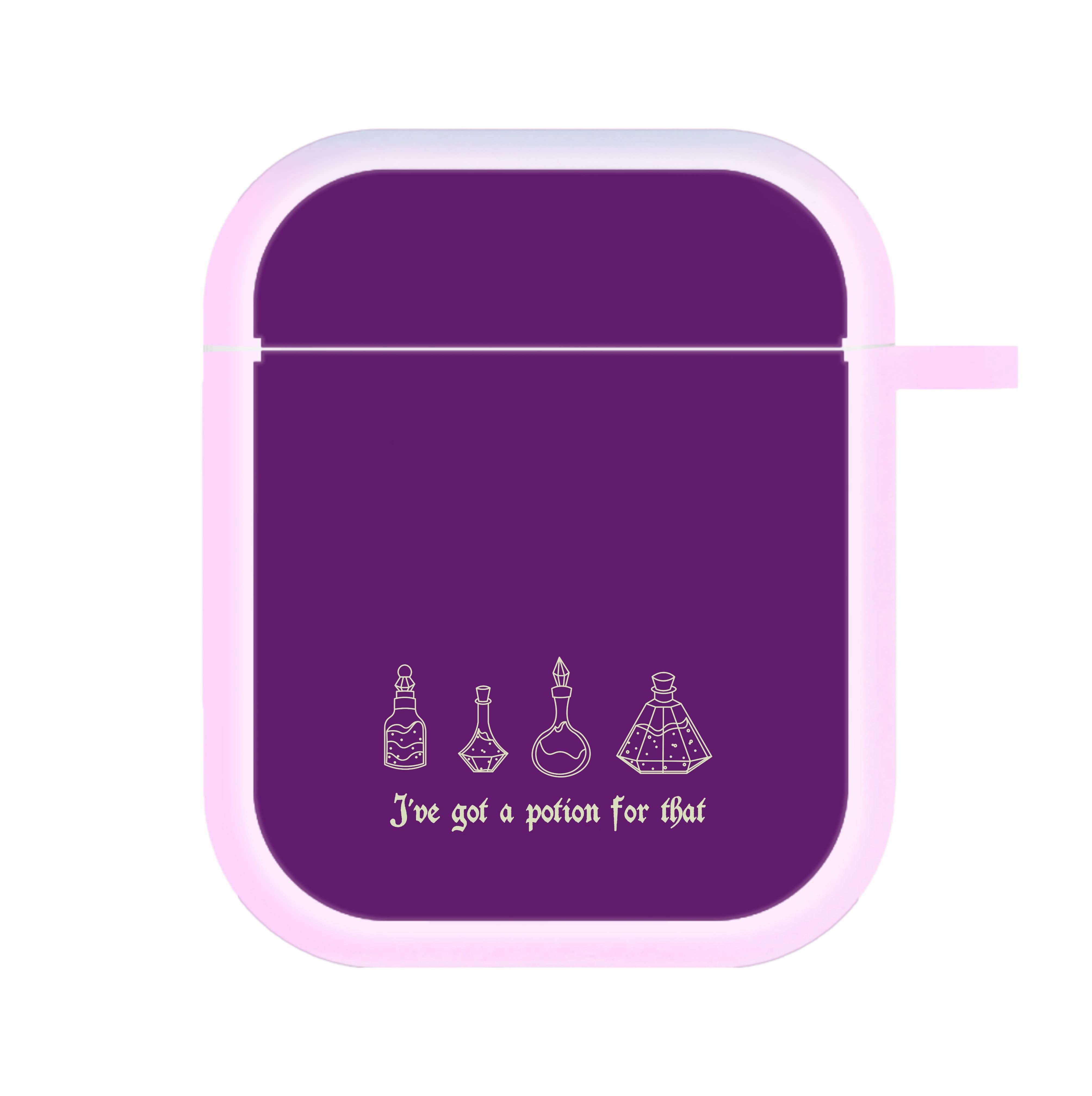 I've Got A Potion For You Dark Pink AirPods Case