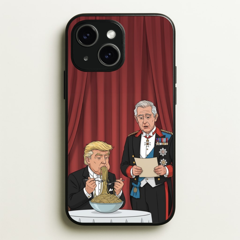 Charles & Donald's Spaghetti iPhone 14 Plus Case