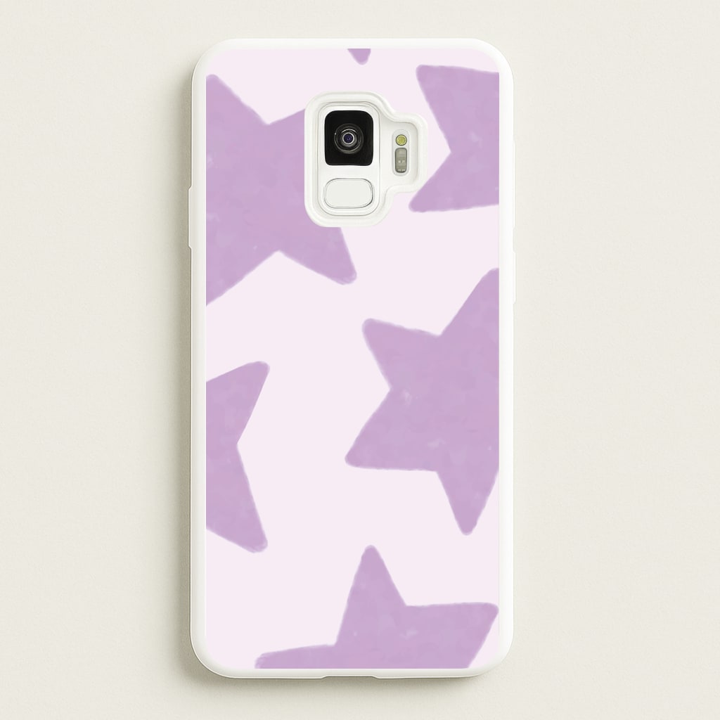 Lilac Stars Galaxy S9 Case