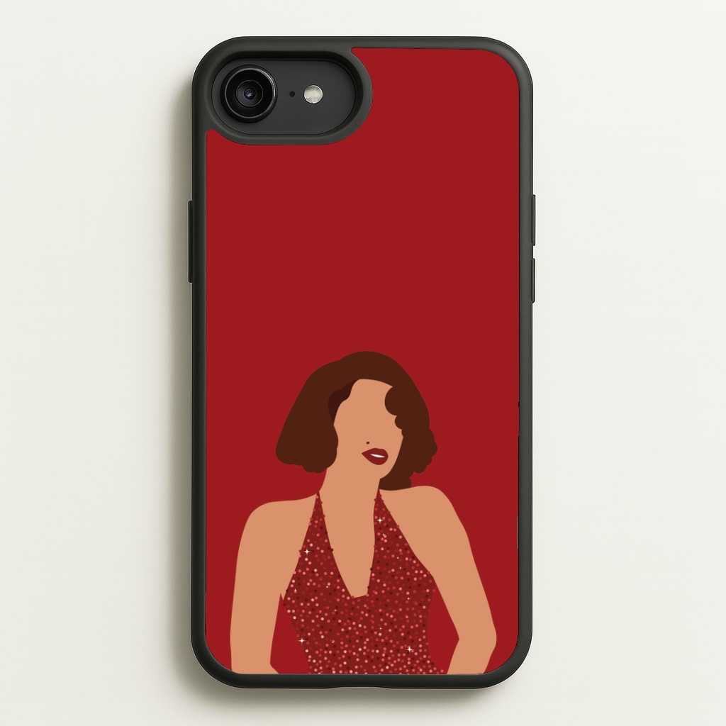 Red Sparkly Dress iPhone 6 Plus / 7 Plus / 8 Plus Case