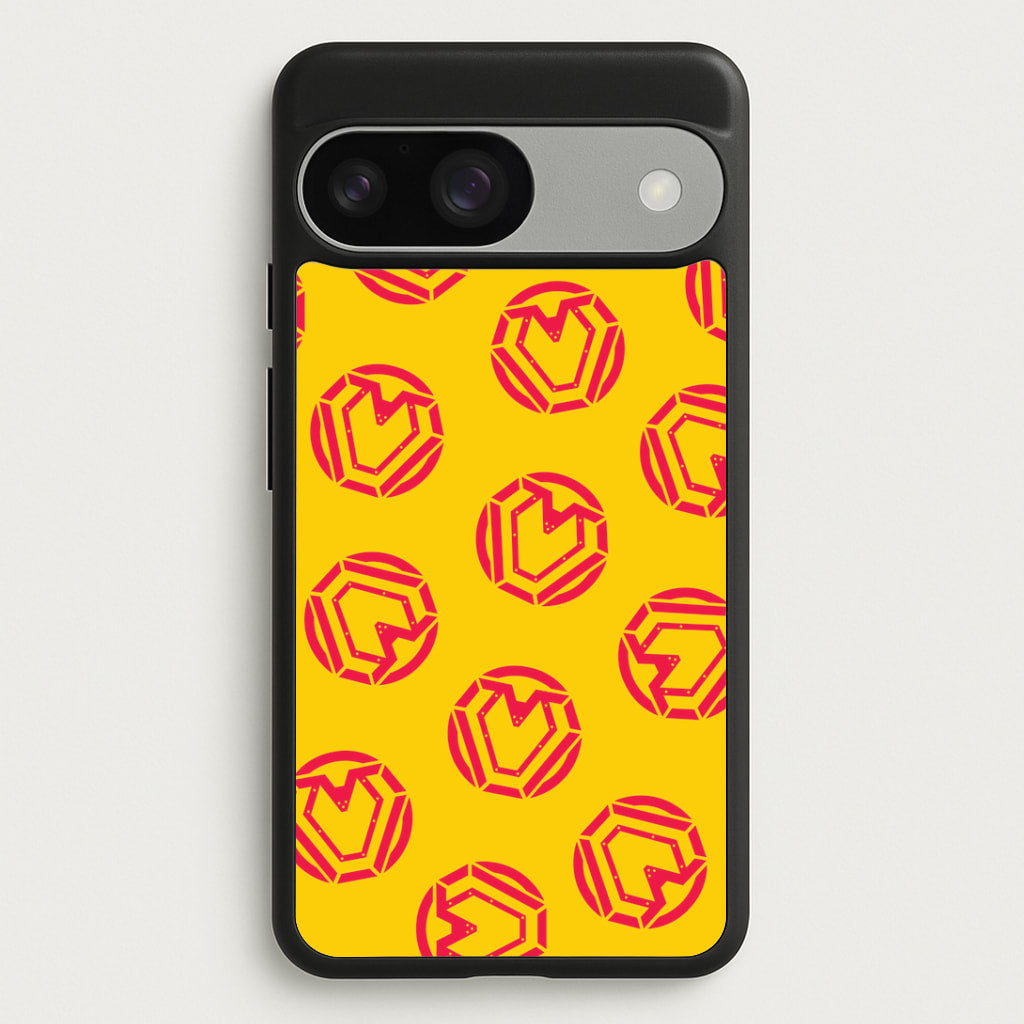 Metal Heart Pattern Google Pixel 9 / 9 Pro Case