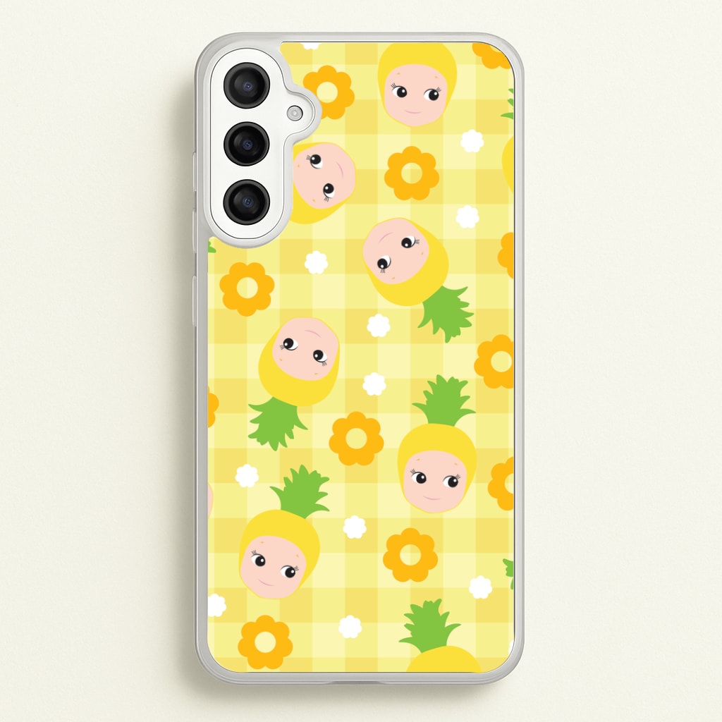 Pineapple Angel Pattern Galaxy A34 Case