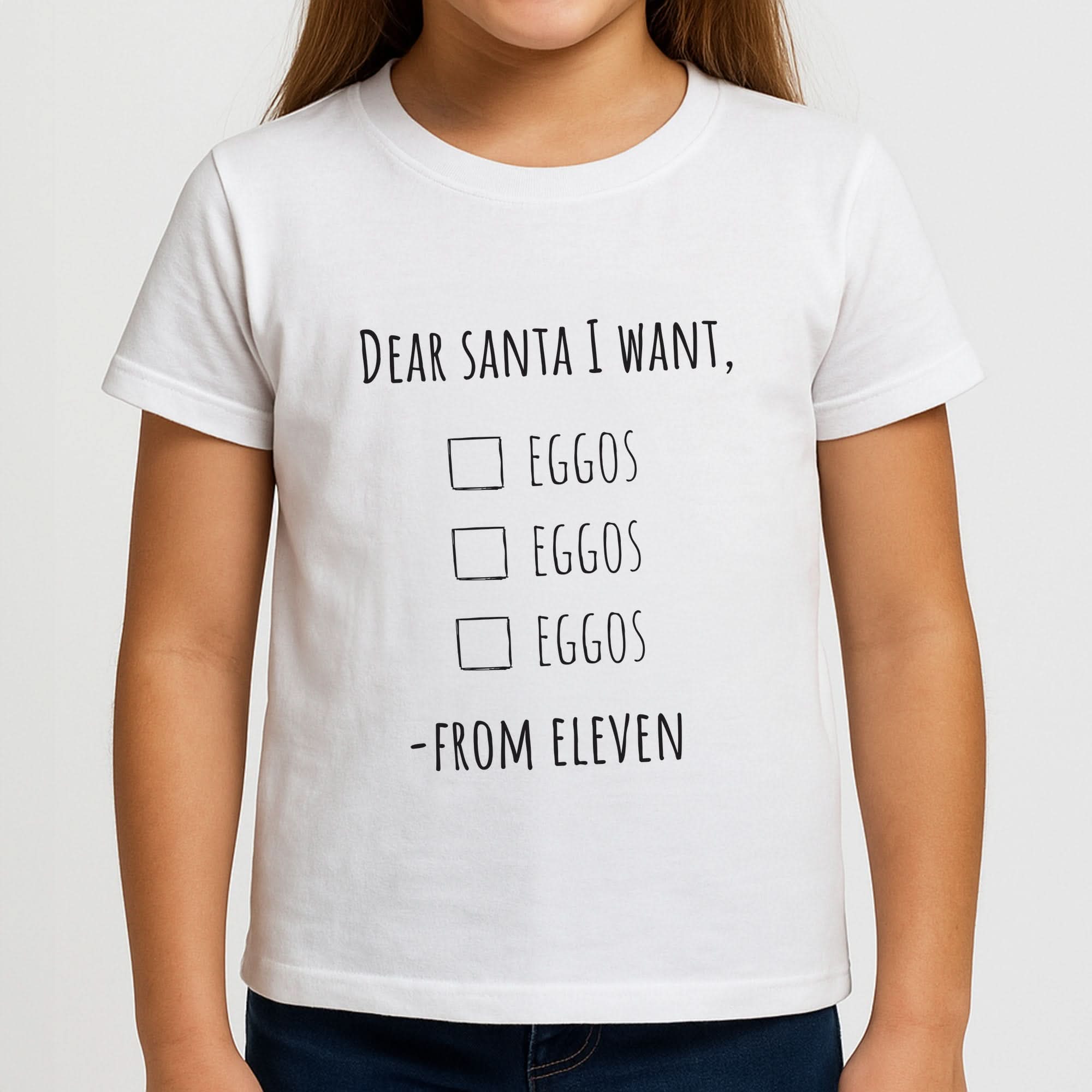 Eleven's Christmas List Girls T-Shirt