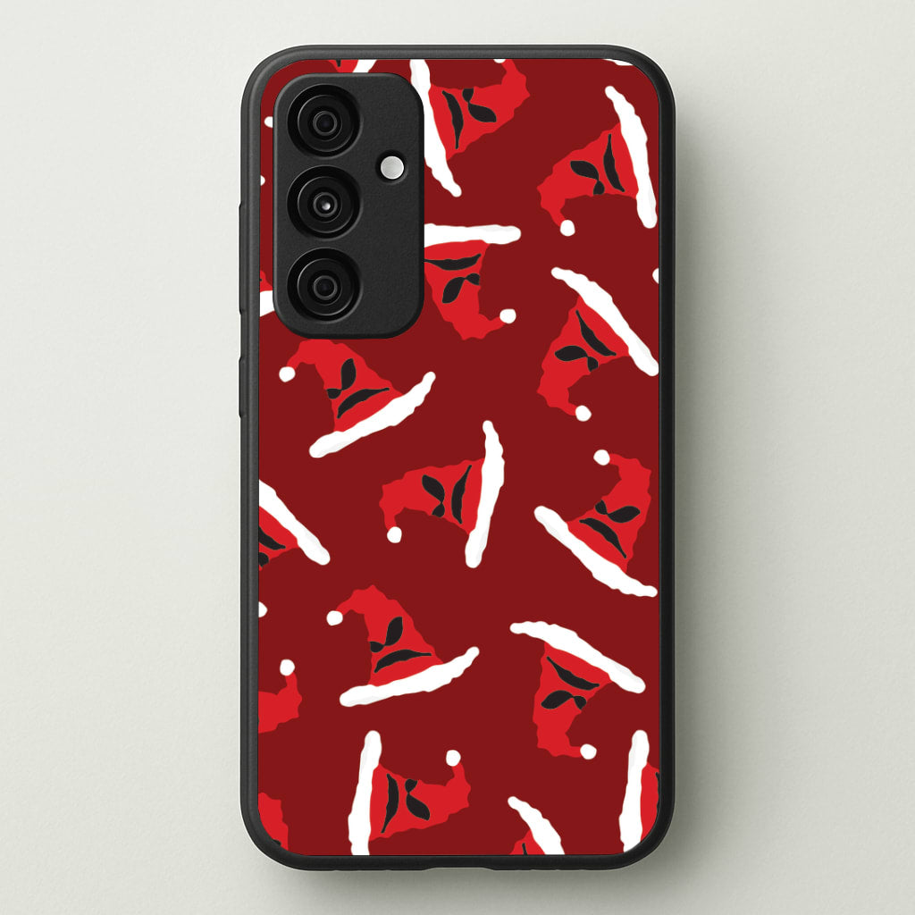 Sorting Christmas Hat Pattern Galaxy A55 Case
