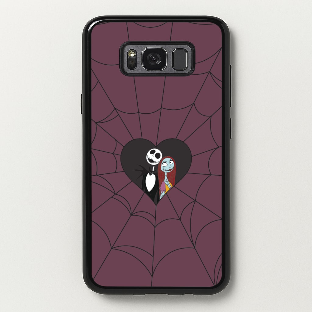 J And S Cobweb Heart Galaxy S8 Plus Case