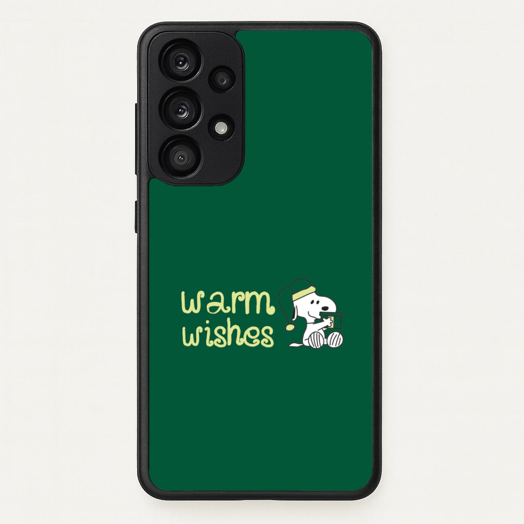 Cartoon Beagle Warm Wishes Galaxy A53 Case