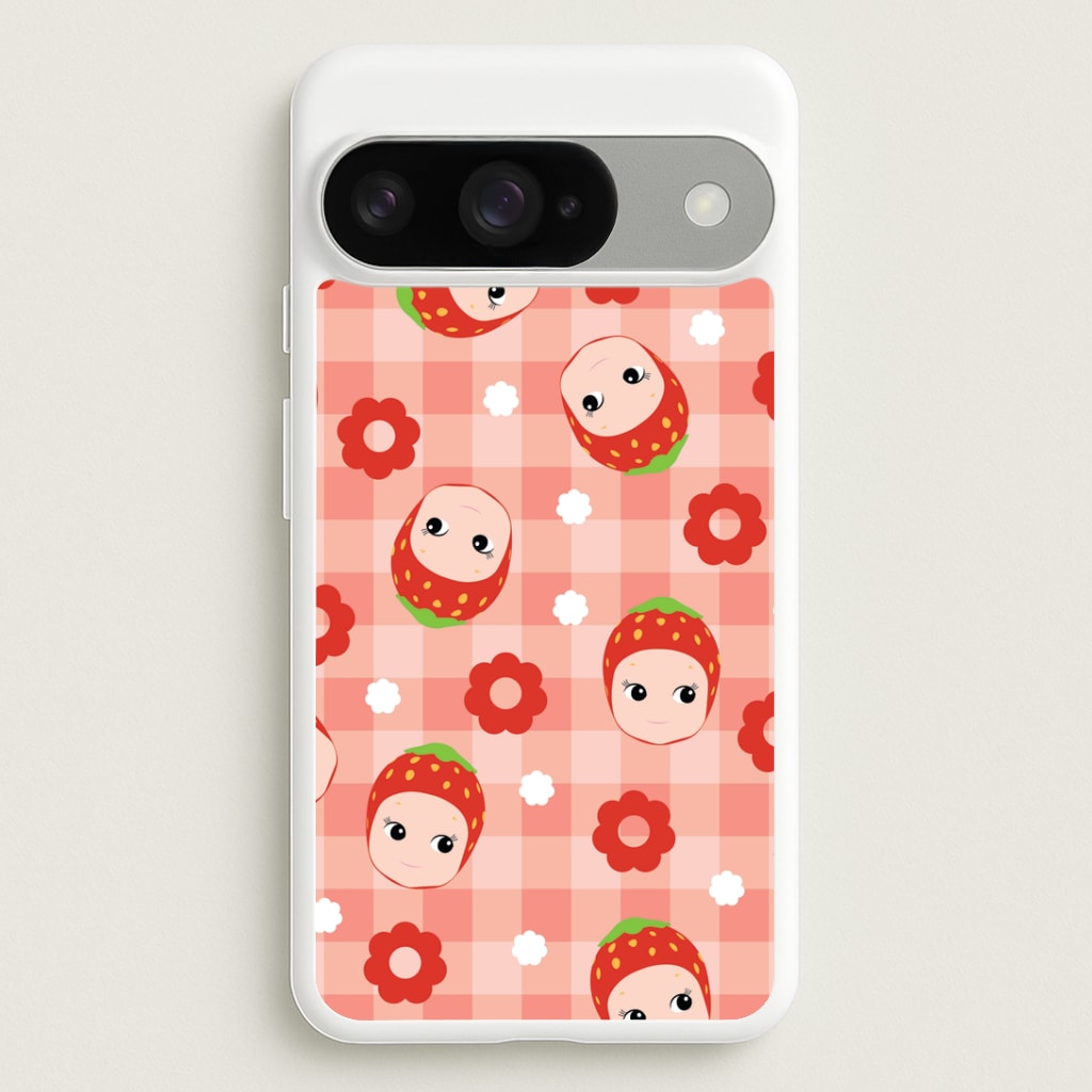 Strawberry Angel Pattern Google Pixel 10 / 10 Pro Case
