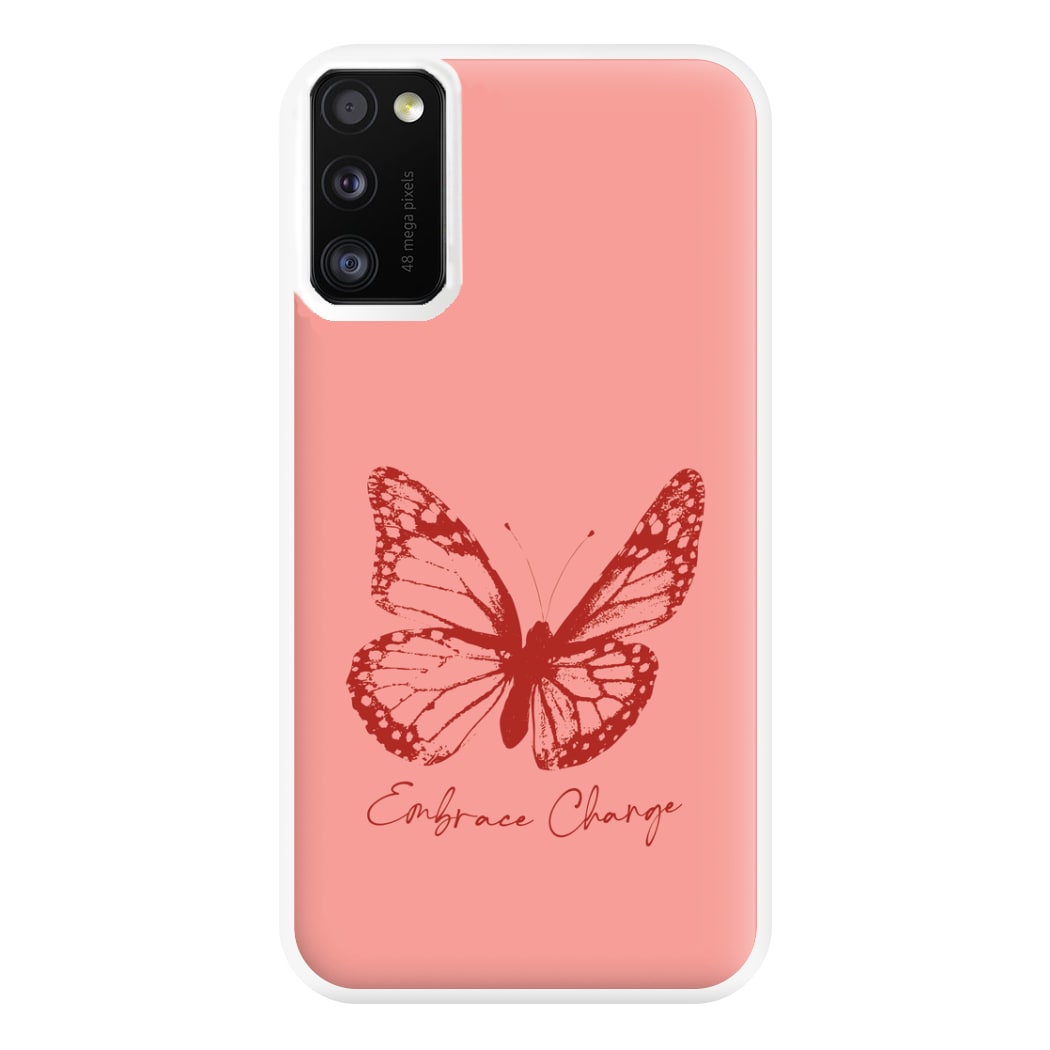 Embrace Change Butterfly Galaxy A41 Case