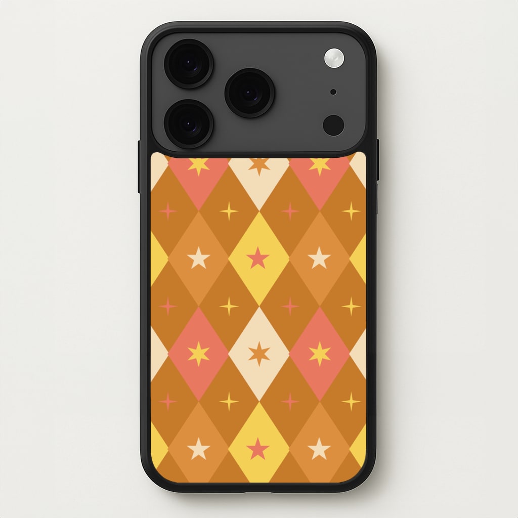 Retro Christmas Argyle Pattern iPhone 17 Pro Max Case