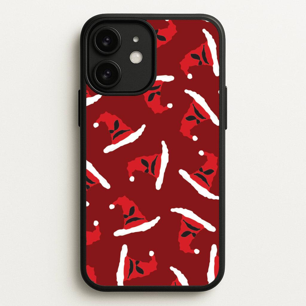 Sorting Christmas Hat Pattern iPhone 11 Case