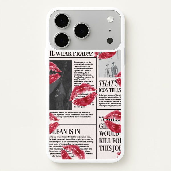 Headline Kisses iPhone 17 Pro Case