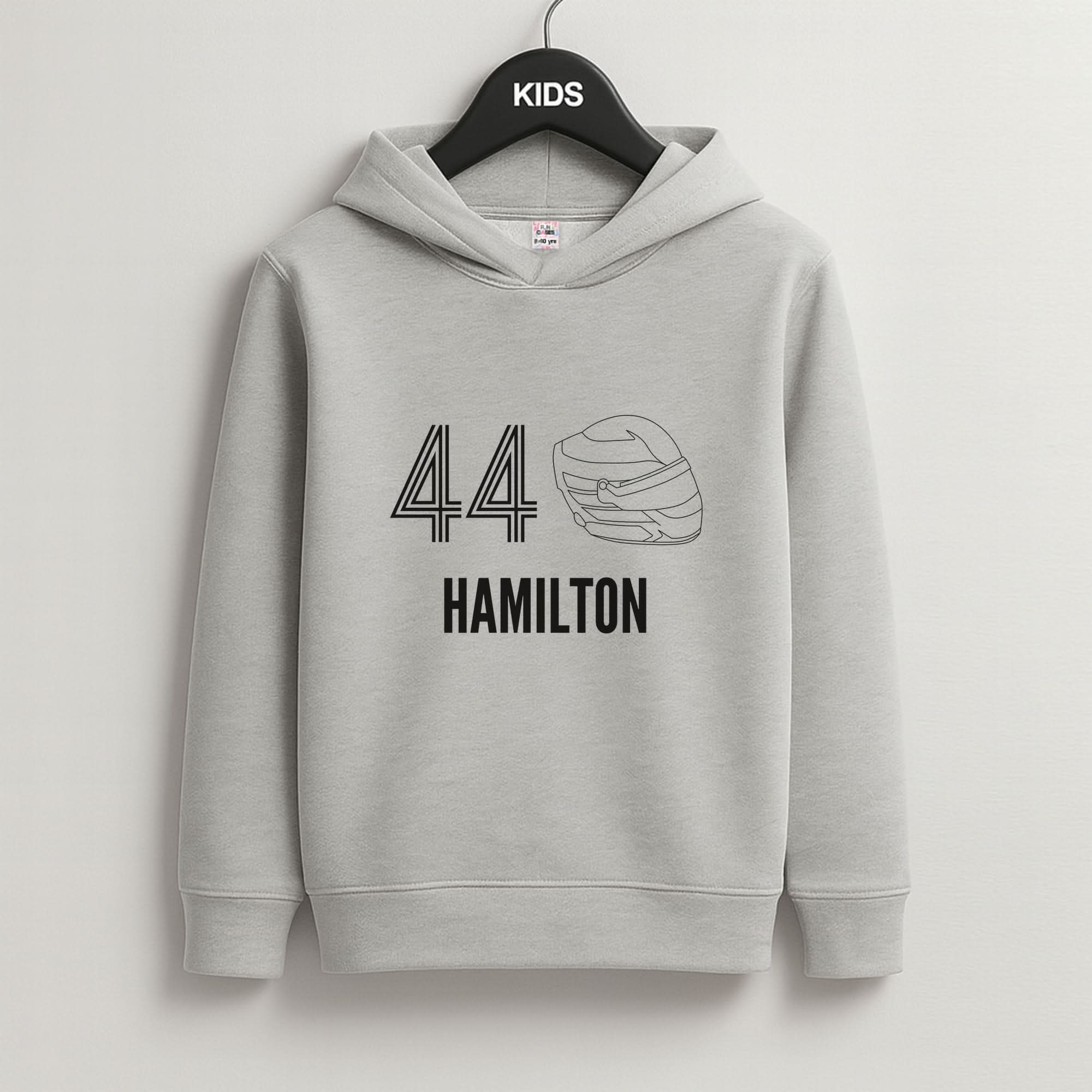 Hamilton Helmet 2026 Grey Kids Hoodie