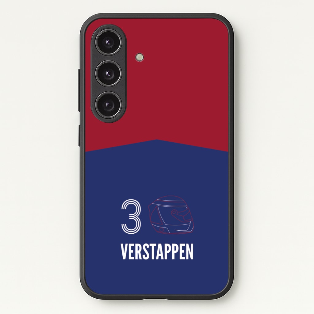 Verstappen Helmet 2026 Galaxy S25 Case