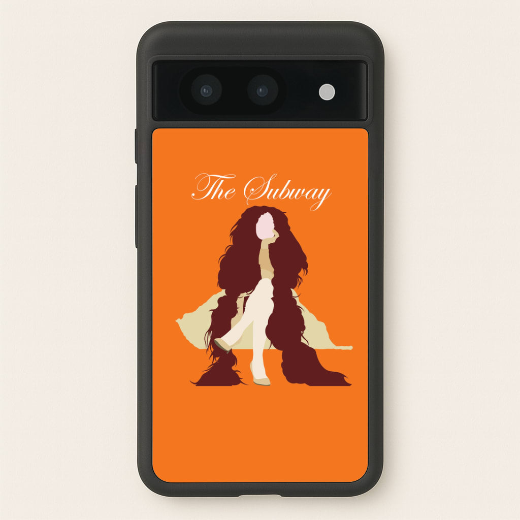 Subway Orange Google Pixel 8a Case