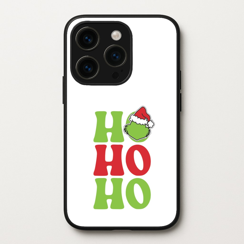 Green Ho Ho Ho iPhone 14 Pro Max Case