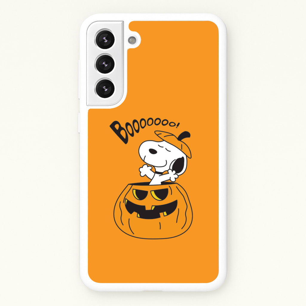 Cartoon Beagle Pumpkin Galaxy S22 Case
