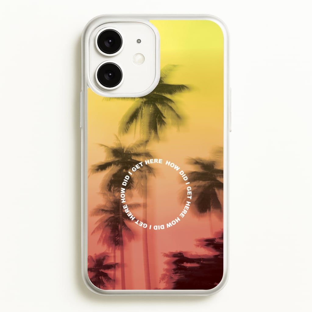 Palm Trees Circle iPhone 11 Case