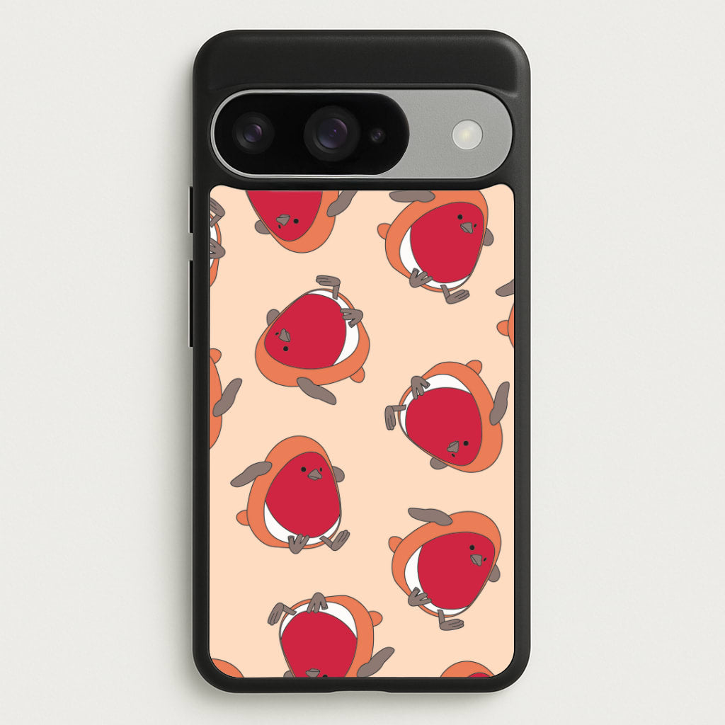 Christmas Robin Plush Pattern Google Pixel 10 / 10 Pro Case