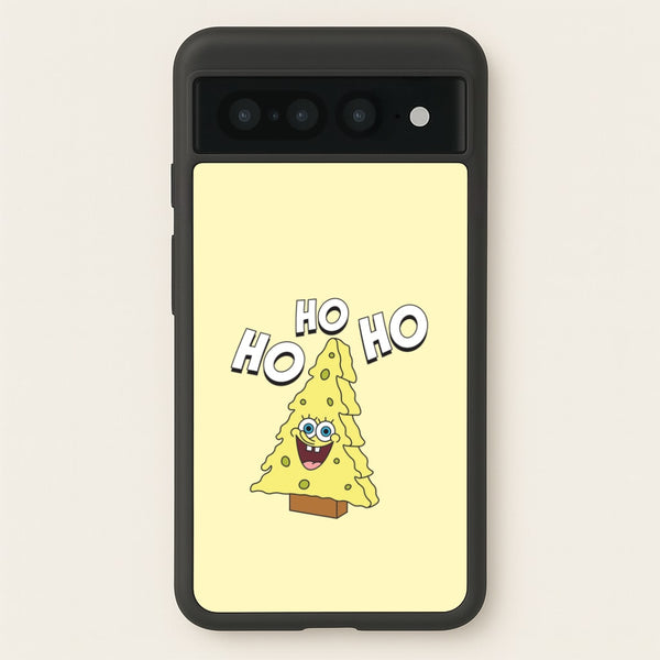 Christmas Tree Cartoon Sponge Google Pixel 7 Pro Case