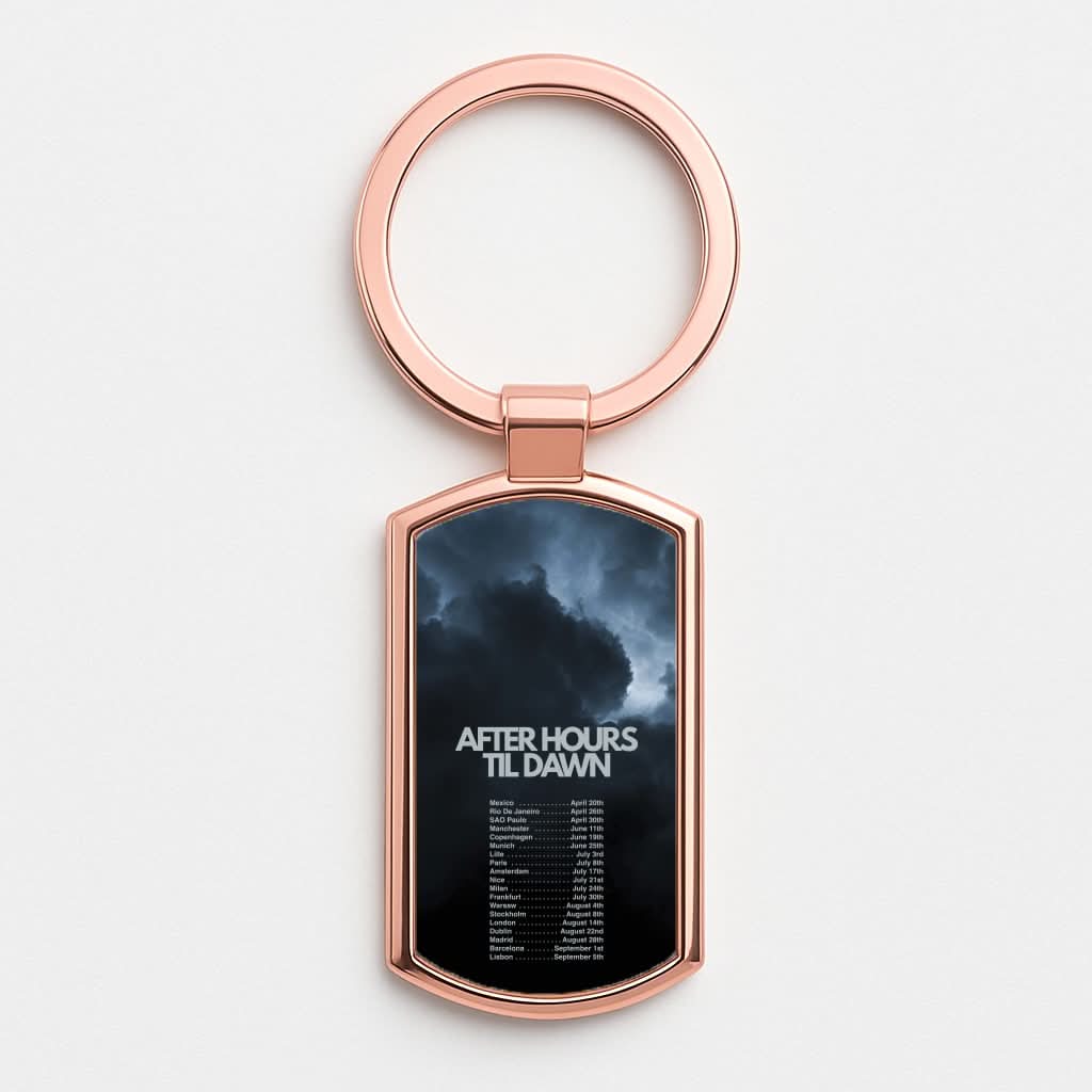 2026 Tour AHTD Rose Gold Keyring