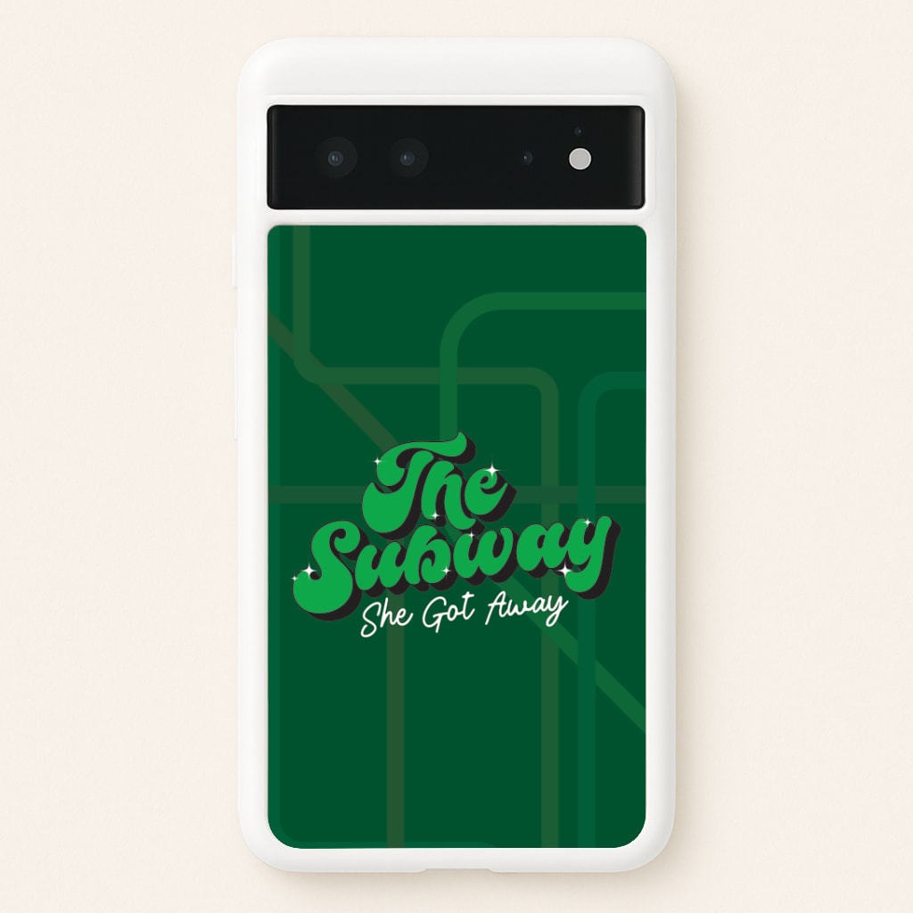 Subway Green Google Pixel 6 Case