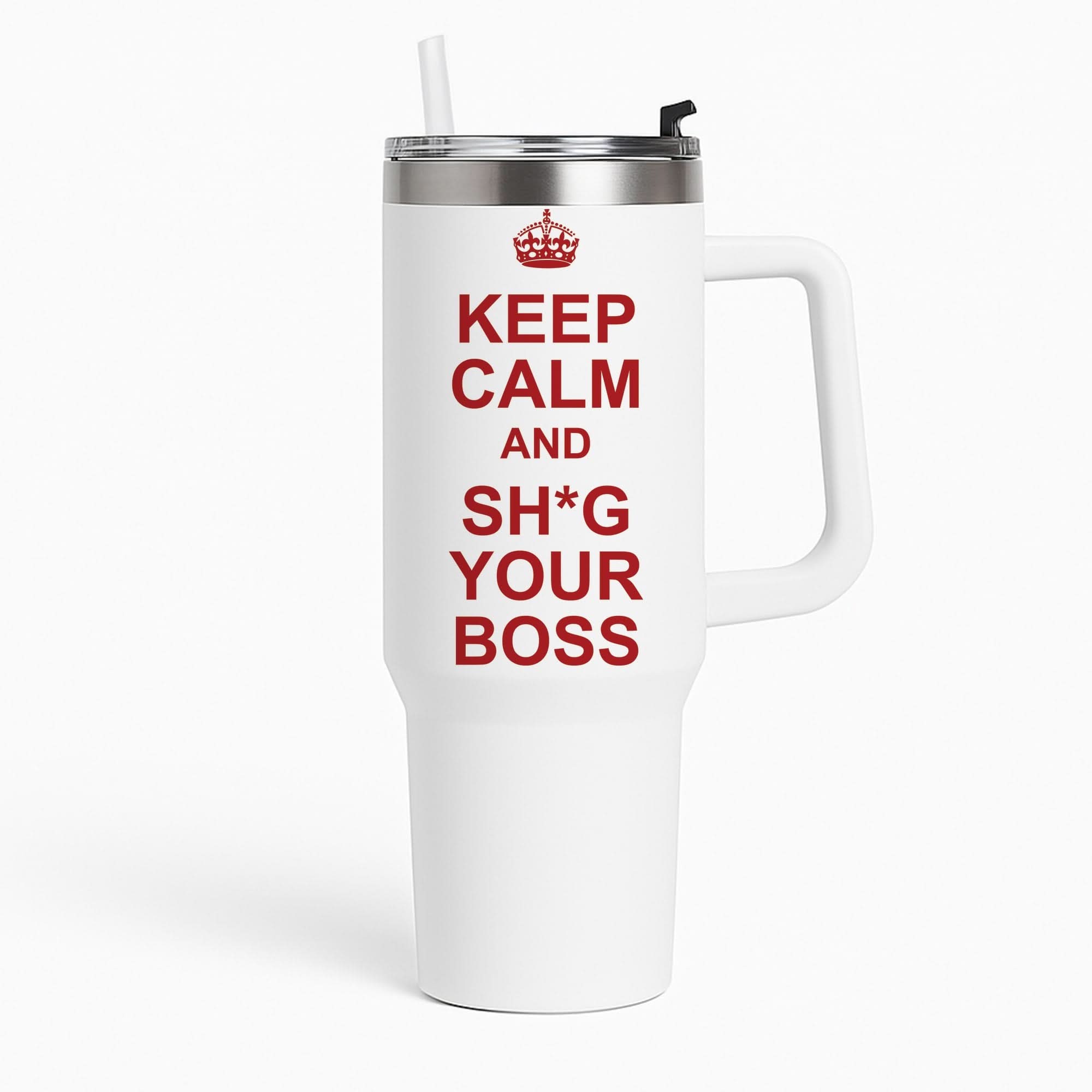 Keep Calm With Your Boss Tumbler