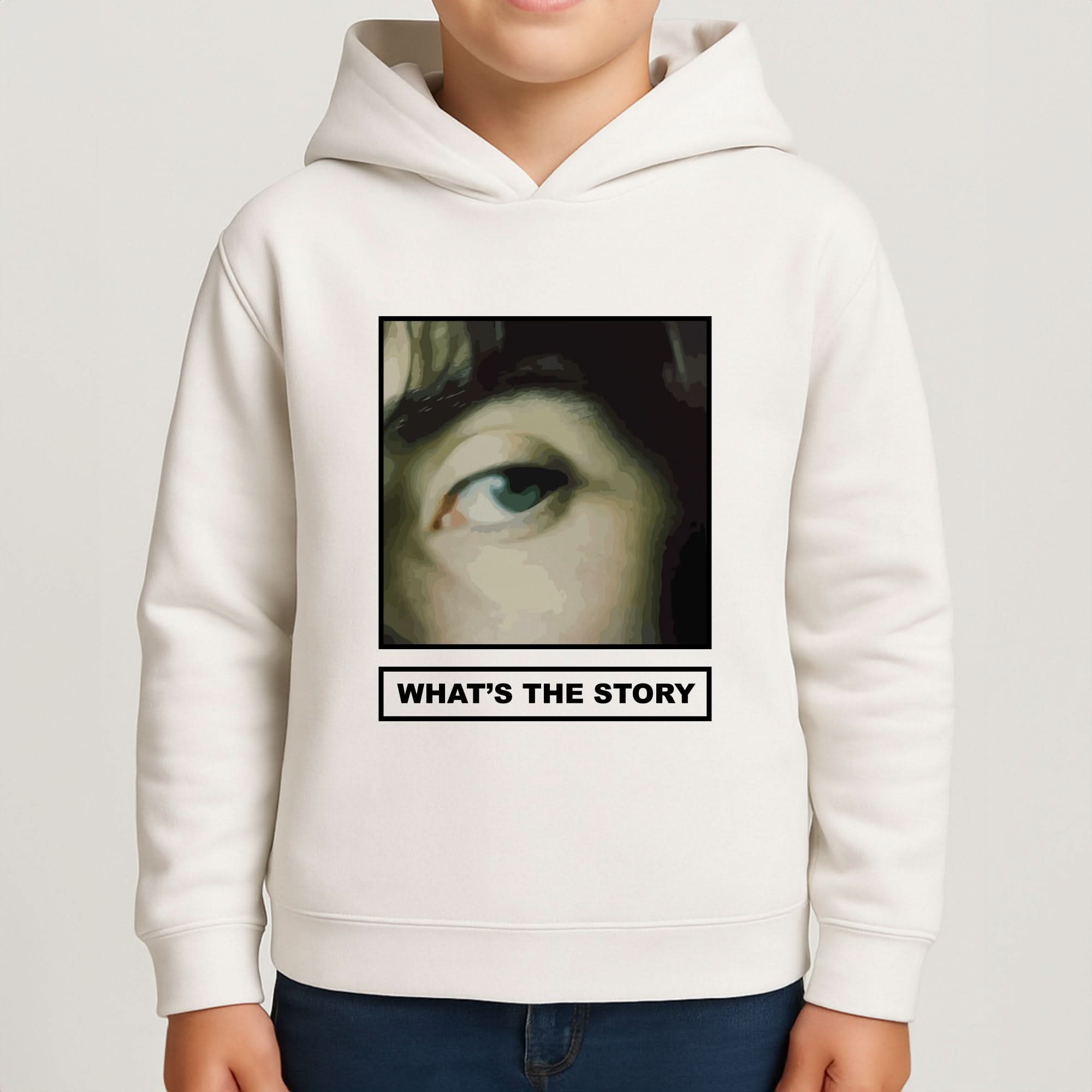 What's The Story Orange Boys Hoodie