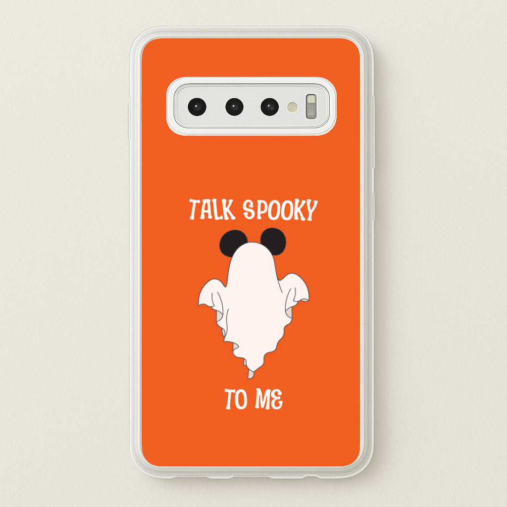 Talk Spooky To Me Mouse Ghost Galaxy S10 Case