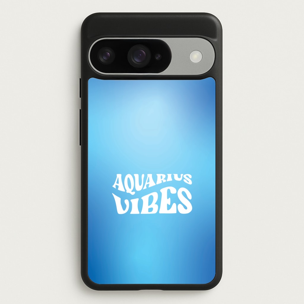 Aquarius Vibes Gradient Zodiac Google Pixel 10 / 10 Pro Case