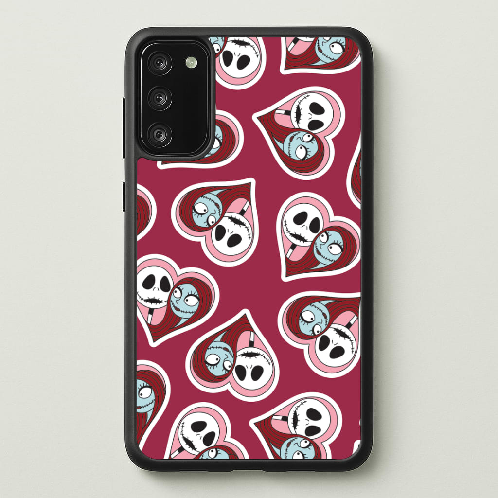 J And S Heart Pattern Galaxy A41 Case