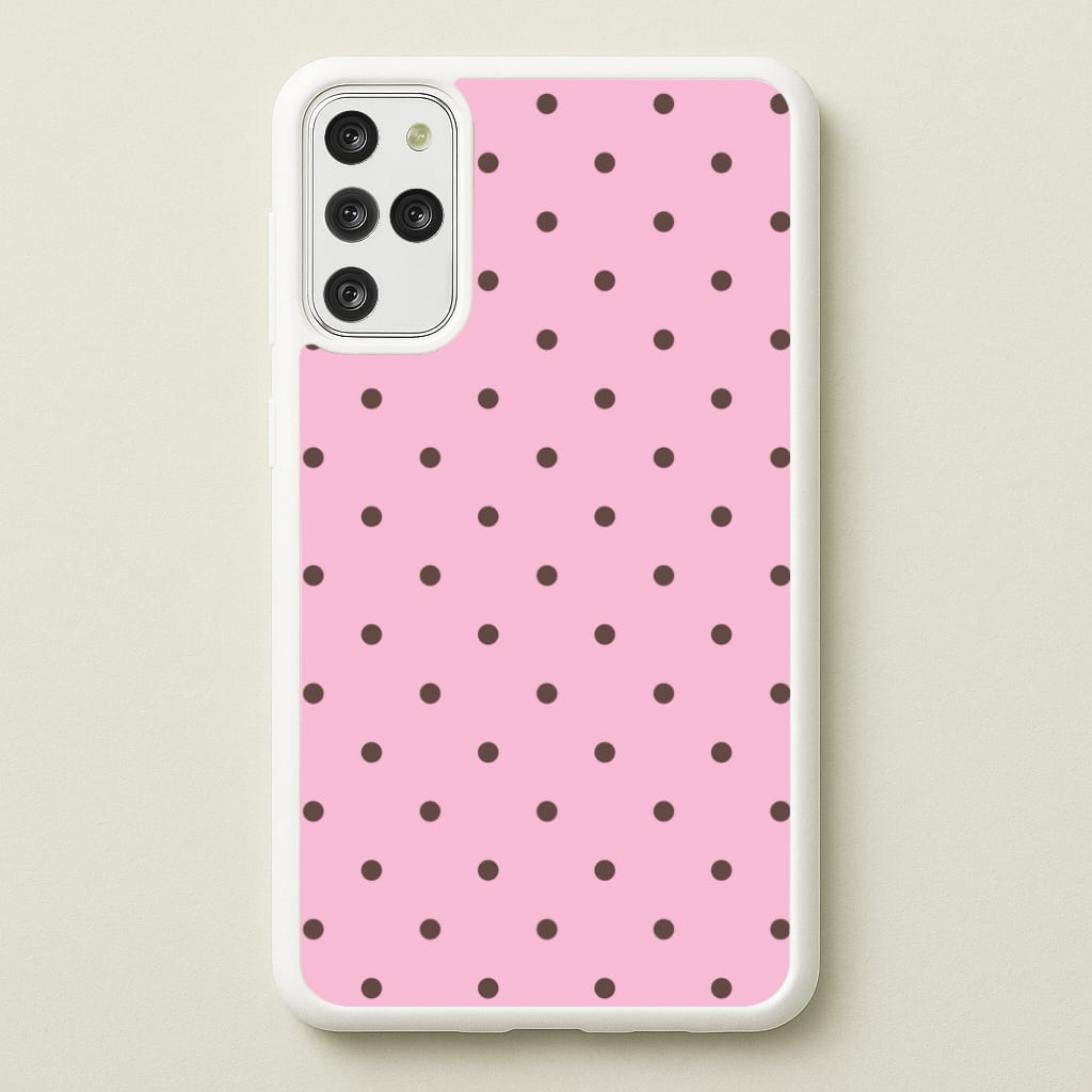 Strawberry Polka Dots Galaxy S20 Plus Case