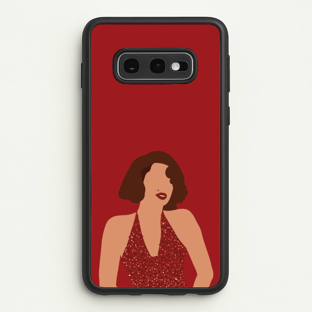 Red Sparkly Dress Galaxy S10e Case