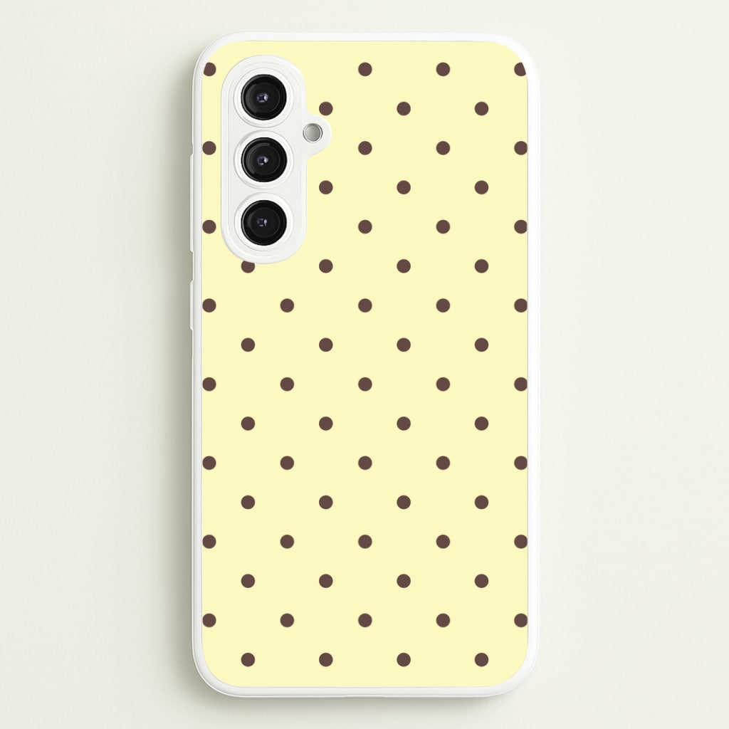 Vanilla & Chocolate Polka Dots Galaxy S23FE Case