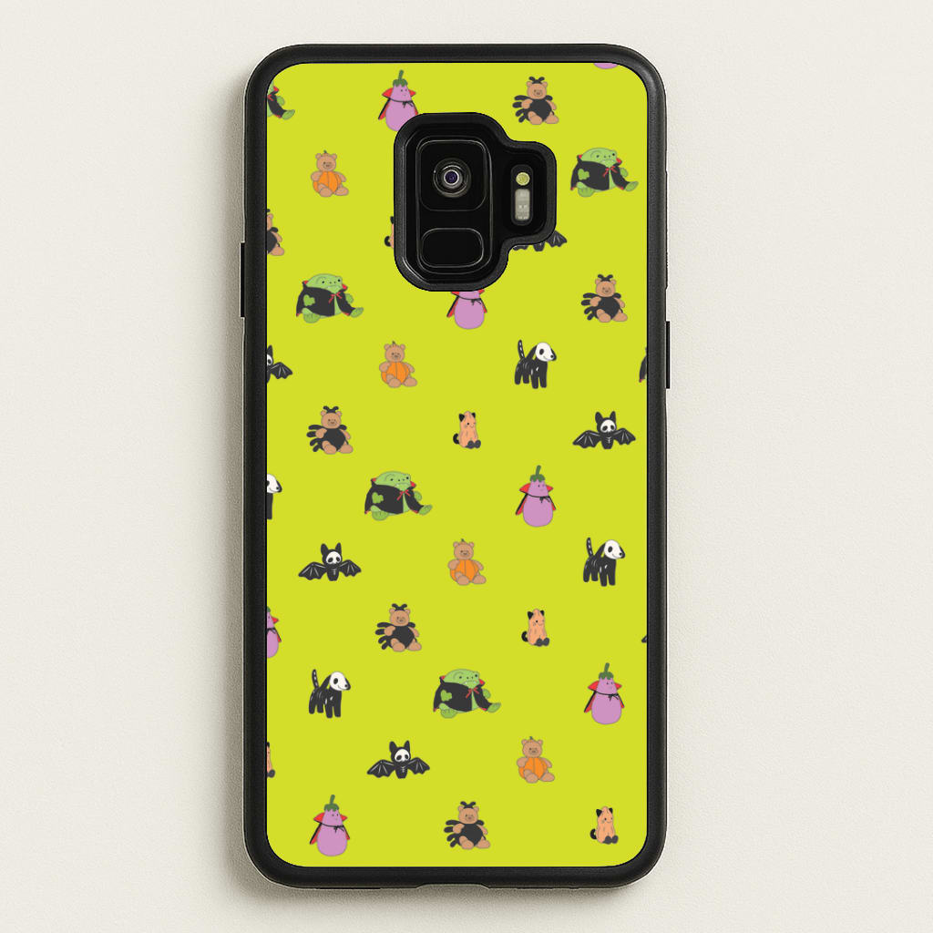 Halloween Plushies Pattern III - Halloween Galaxy S9 Case