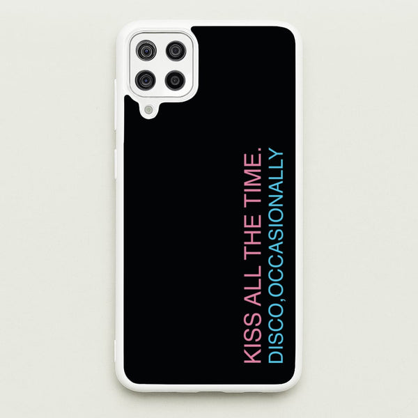 Disco Occasionally Text Galaxy A12 Case