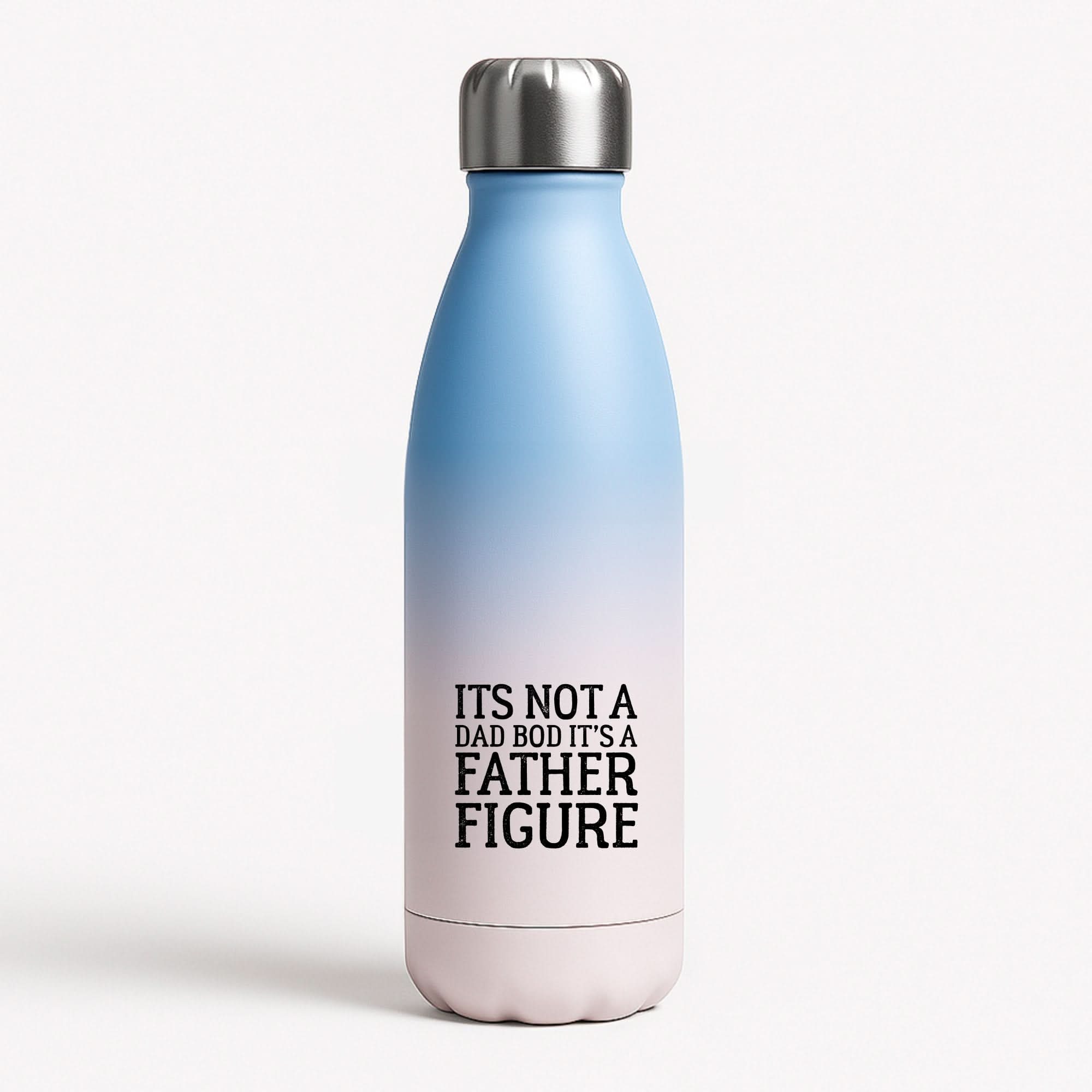 It's Not A Dad Bod Blue Water Bottle