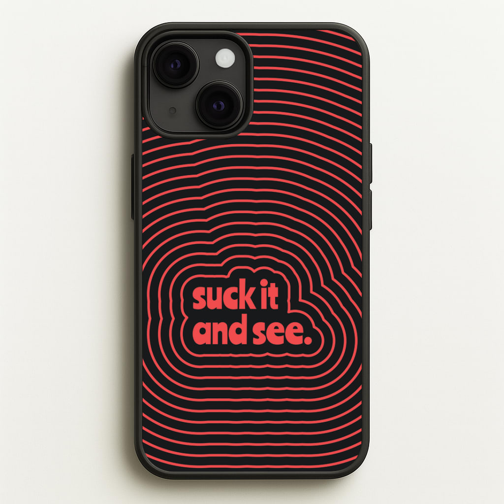 Suck It And See Psychedelic iPhone 13 Case